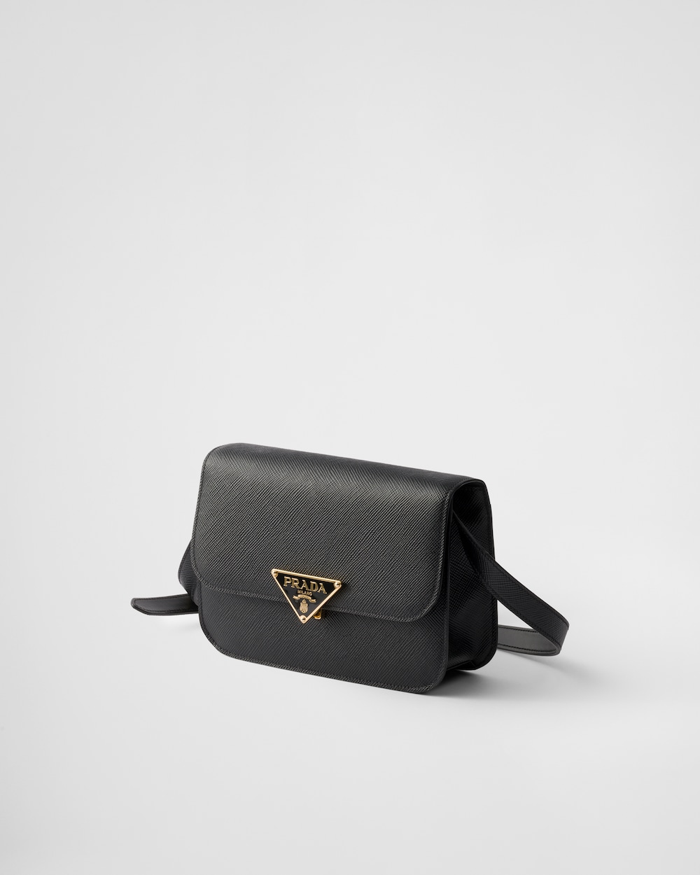 Saffiano Leather Flap Shoulder Bag - Image 4